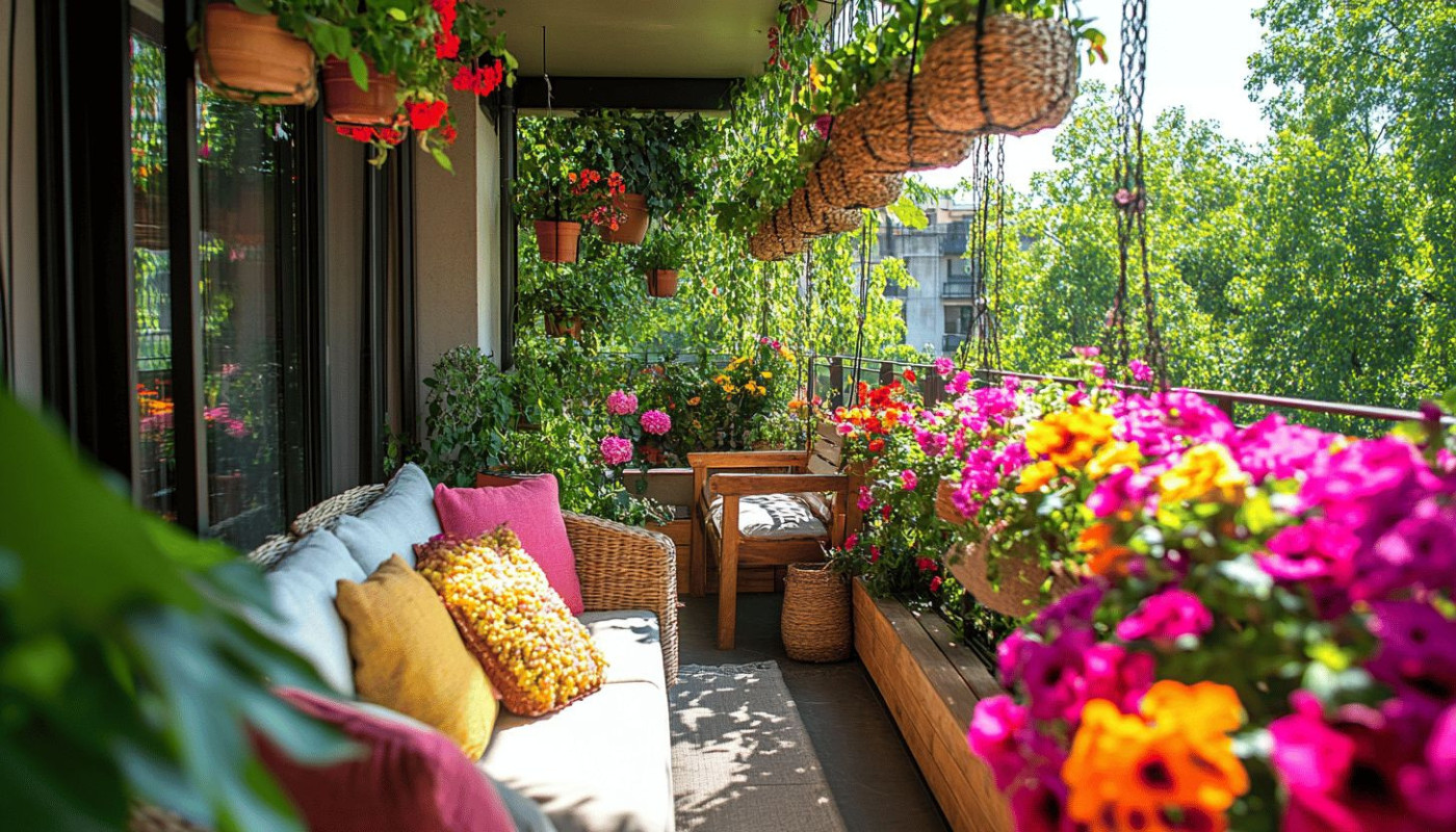 Transformez votre balcon en jardin urbain luxuriant